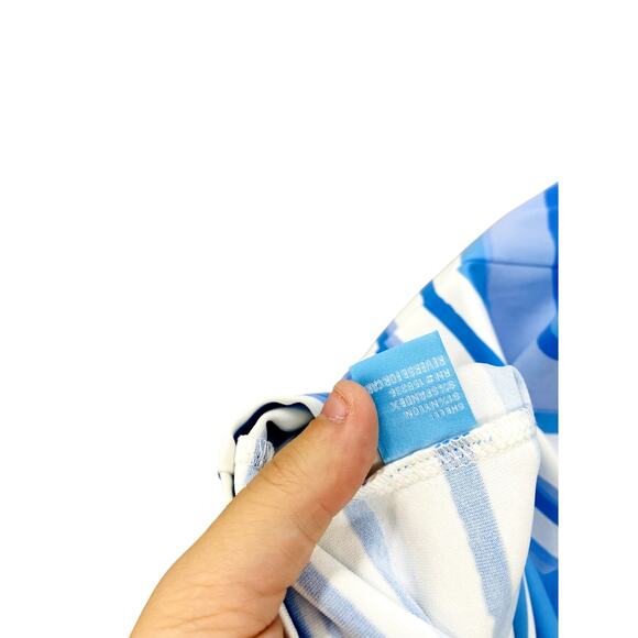 J. Mclaughlin M Sophia blue striped shift dress - Picture 5 of 6